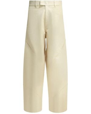 Goldwin "0 Helicoid" Wide Leg Jeans - Natural