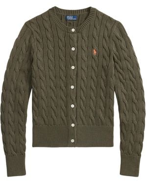 Polo Ralph Lauren Crew Neck Cardigan - Green