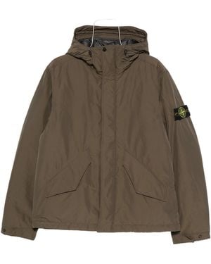 Stone Island 4100010 Micro Twill Jacket - Brown