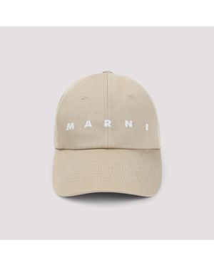 Marni Cotton Hat - Natural