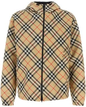 Burberry London Reversible Check Hooded Jacket - Multicolor