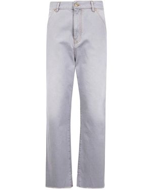DARKPARK "Lisa" Belt Adorned Loose Fit Denim - Grey