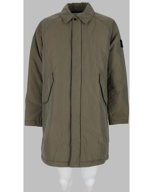 Stone Island Military Trench Coat - Green