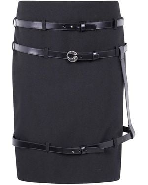 Coperni Multi Belt Skirt - Black
