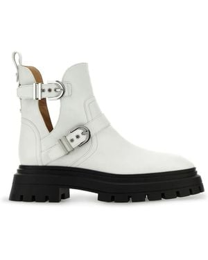 Stuart Weitzman Stivali - White