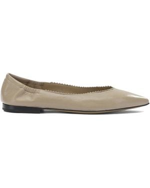 Pomme D'or Leather Ballerinas - Natural