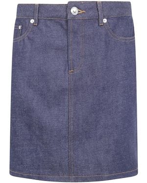 A.P.C. "Standard" Jupe - Blue