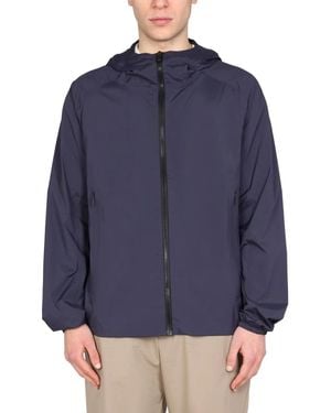 Monobi Nylon Hood Jacket - Blue