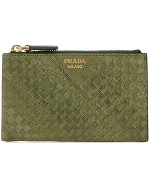 Prada Portacarte Di Cred - Green