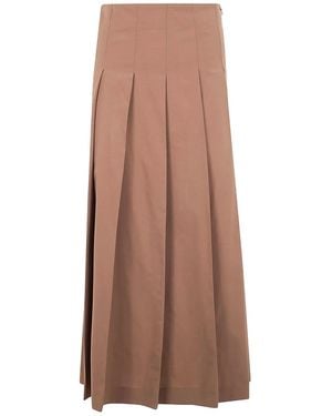 Rohe Midi Pleated Skirt - Brown