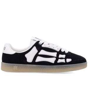 Amiri Pacific Bones Suede Sneakers - Black
