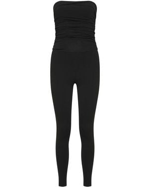 KHAITE Tela Fitted Jumpsuit - Black