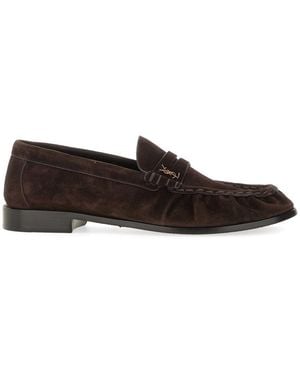 Saint Laurent Mocassino "Le Loafer" - Brown