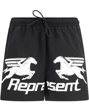 Represent Nothing Faster Swim Short Jet - Black