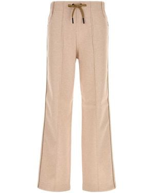 Moncler Flannel Trousers - Natural