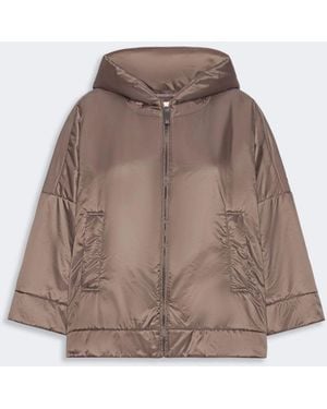 Max Mara Hooded Added Jacket - Brown