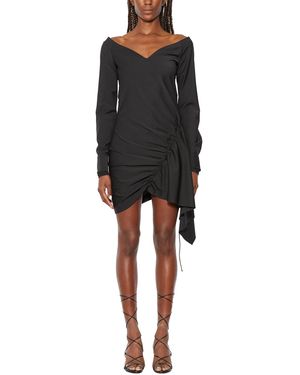 AC9 Wool Asymmetric Dress - Black