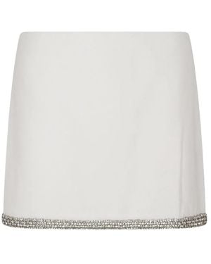 Alice + Olivia Mini Skirt - White