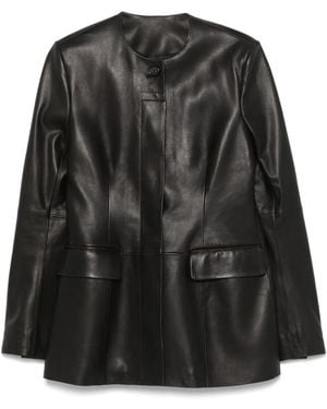 TOTEME Leather Jacket - Black