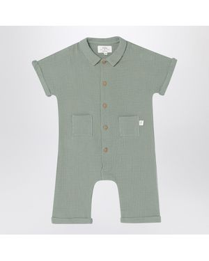 Teddy & Minou Sage Romper - Green