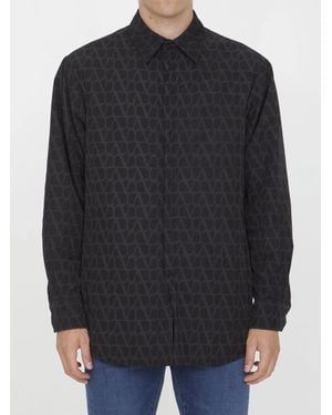 Valentino Garavani Vlogo Shirt - Black