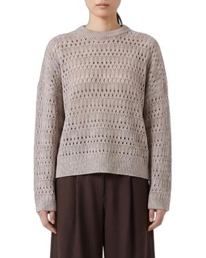 Brunello Cucinelli Linen Knitwear - Gray
