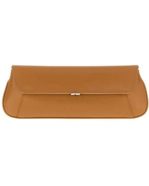 AMINA MUADDI Ami Clutch Bag - Brown