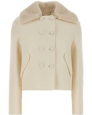 Ermanno Scervino Giacca Doppio Petto - Natural