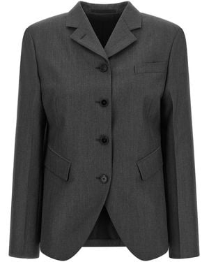 Jil Sander Single-Breasted Blazer - Black