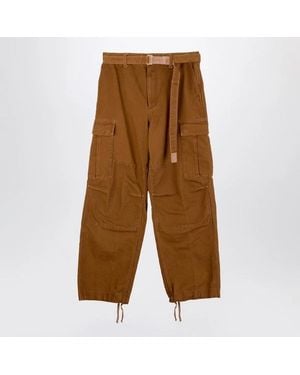 SACAI X CARHARTT WIP Cotton Cargo Pants - Brown