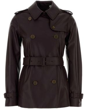Burberry Kensington Jkt Lth - Black