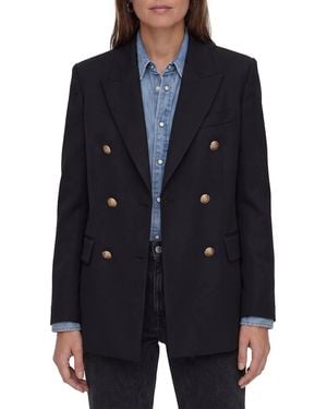 Golden Goose Double-Breasted Buttoned Blazer - Blue