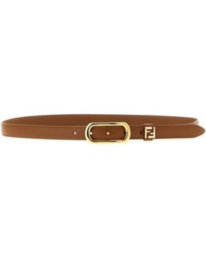 Fendi Ff Belt - White
