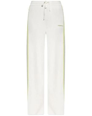 CASABLANCA Drawstring-Fastening Track Trousers - White