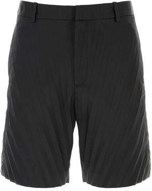 Valentino Garavani Nylon Bermuda Shorts - Black