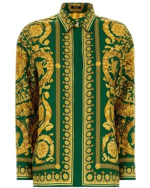 Versace Silk Shirt - Green
