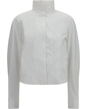 Jacquemus Tulipe Cotton-Poplin Shirt - Grey