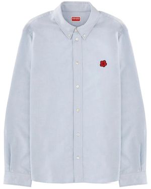 KENZO Boke Flower Logo Shirt - Blue
