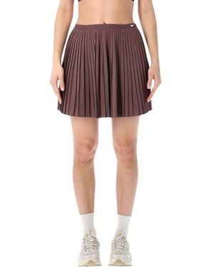 Nike Pleated Mid-Rise Skirt - Purple