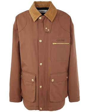 Celine Parka Jacket - Brown