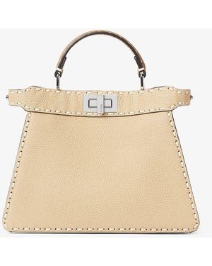Fendi Peekaboo Iseeu Small Bag - Natural