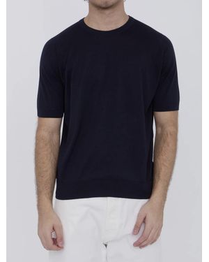 John Smedley Kempton T-Shirt - Blue