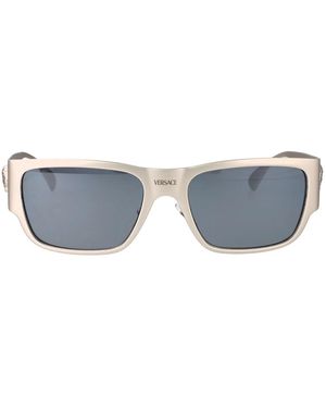 Versace Metal Frame Sunglasses - Blue