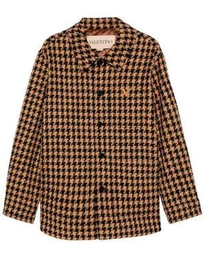 Valentino Garavani 'Vgold' Shirt - Brown