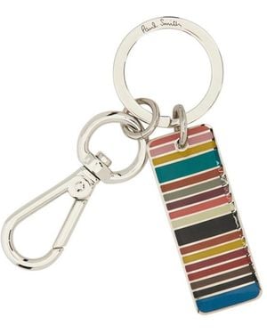 Paul Smith Key Holder With Logo - White