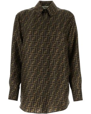 Fendi Ff Shirt - Green