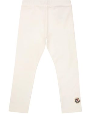 Moncler Cotton Leggings - White