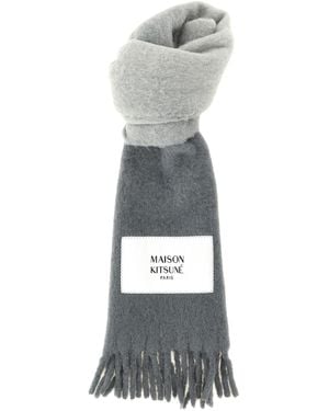 Maison Kitsuné 'Gradient' Scarf - Gray