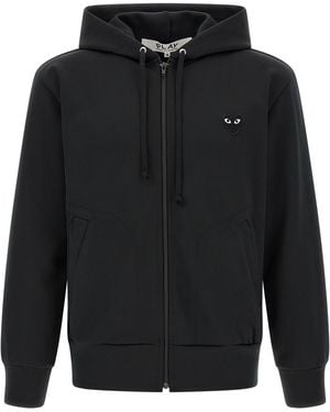 COMME DES GARÇONS PLAY Heart Patch Hoodie - Black