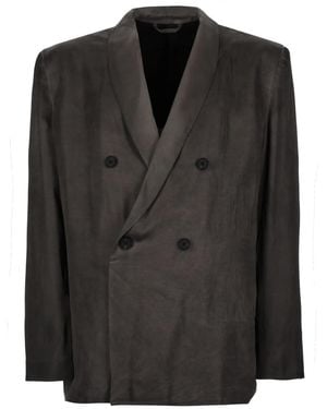 DIESEL Blazer J-Arman-Albg Viscose Jacket - Black